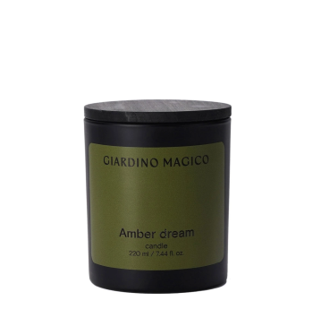 Парфюмированная свеча Giardino Magico. Amber dream, 220мл GIARDINO MAGICO