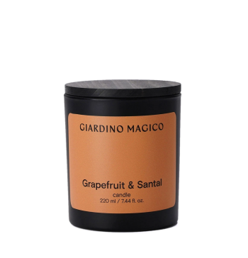 Парфюмированная свеча Giardino Magico. Grapefruit & Santal, 220мл GIARDINO MAGICO