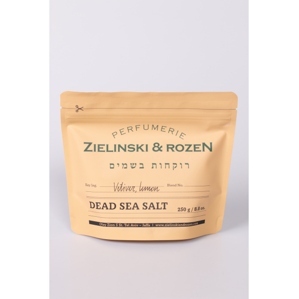 Соль мертвого моря Ветивер, Лимон (250гр) Zielinski&Rozen
